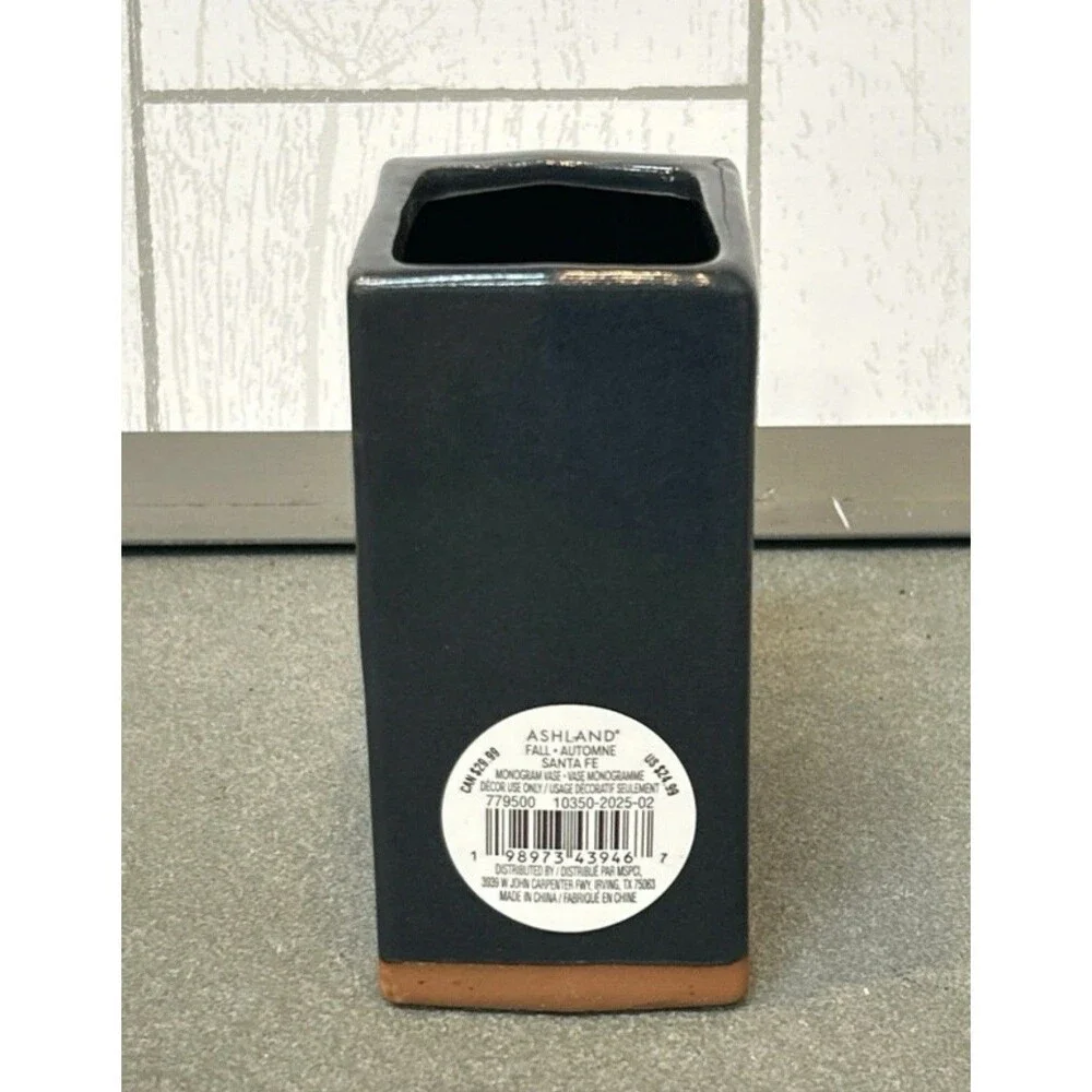 Ashland Santa Fe Ceramic Letter Planters READ Set of 4 Black/Green/White